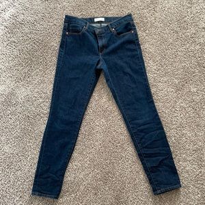 LOFT modern skinny jeans, dark wash (size 6/28)